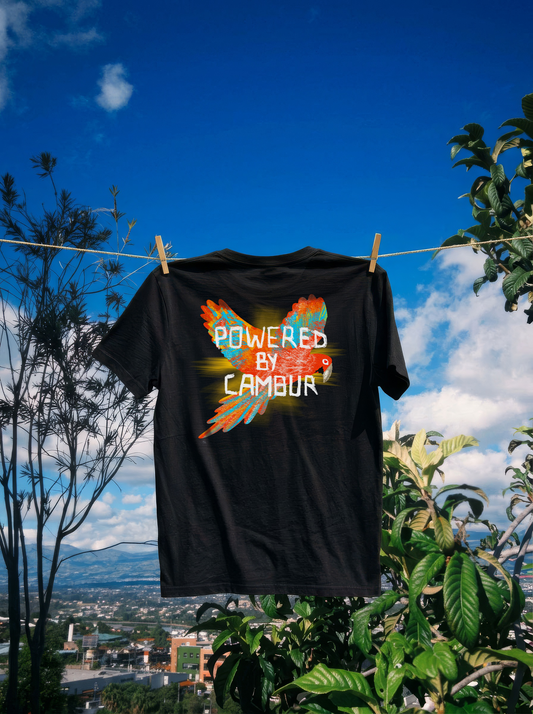 POWERED BY CAMBUR — black tee