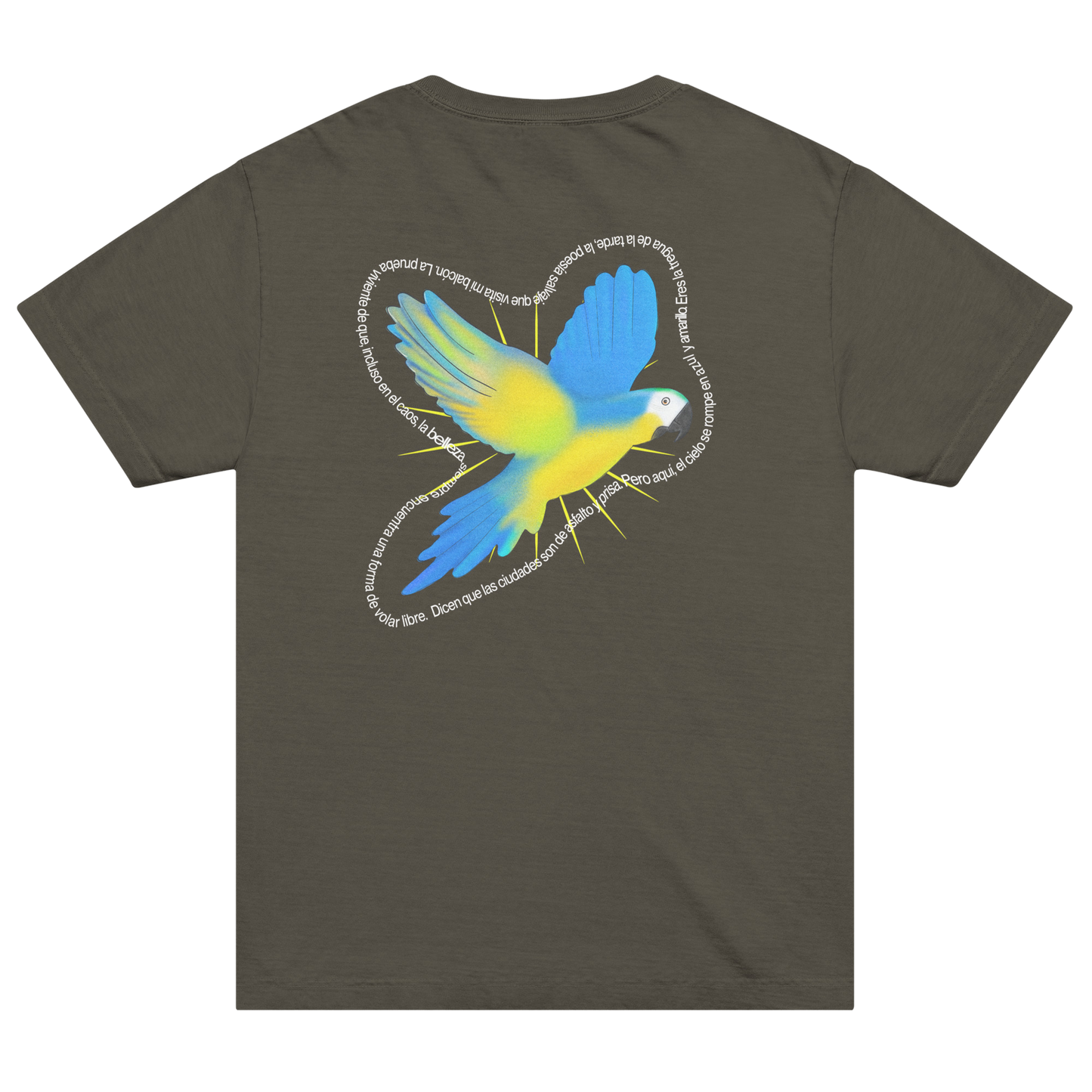VOLAR LIBRE — washed charcoal tee